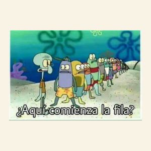 Ser o primeiro da fila do almoço